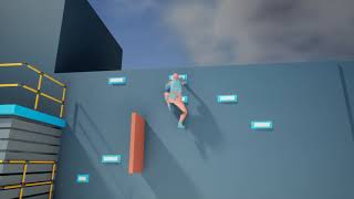 Wall climbing Unreal Engine 5 preview