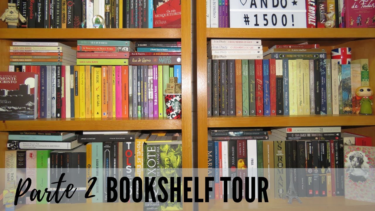 BOOKSHELF TOUR (PARTE 2) YouTube