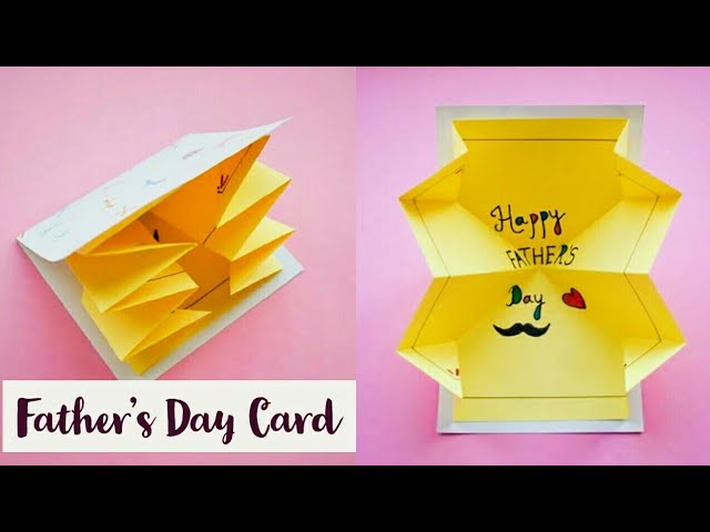 DIY: Origami Pop-Up Father's Day Card