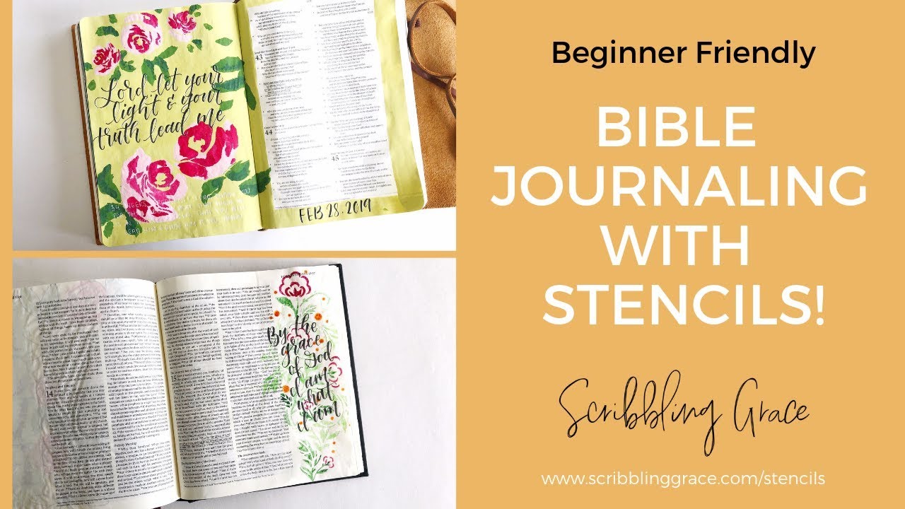 Bible Journaling With Stencils- A Beginner-Friendly Tool! 