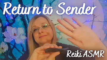 Return to sender all bad energy, ill wishes, curses. Reiki asmr black obsidian crystal healing