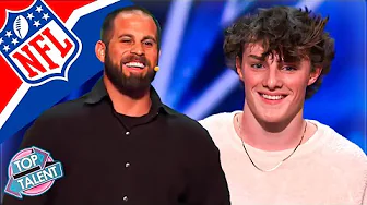 When NFL Players Surprised Everyone on Got Talent! 🏈