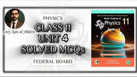 Solved MCQs | Chapter 4: Rotational & Circular Motion | Class 11 Physics | Federal Board#mcqs #unit4