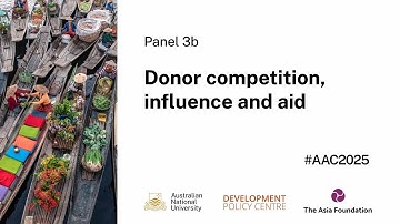 Panel 3b - Donor competition, influence and aid
