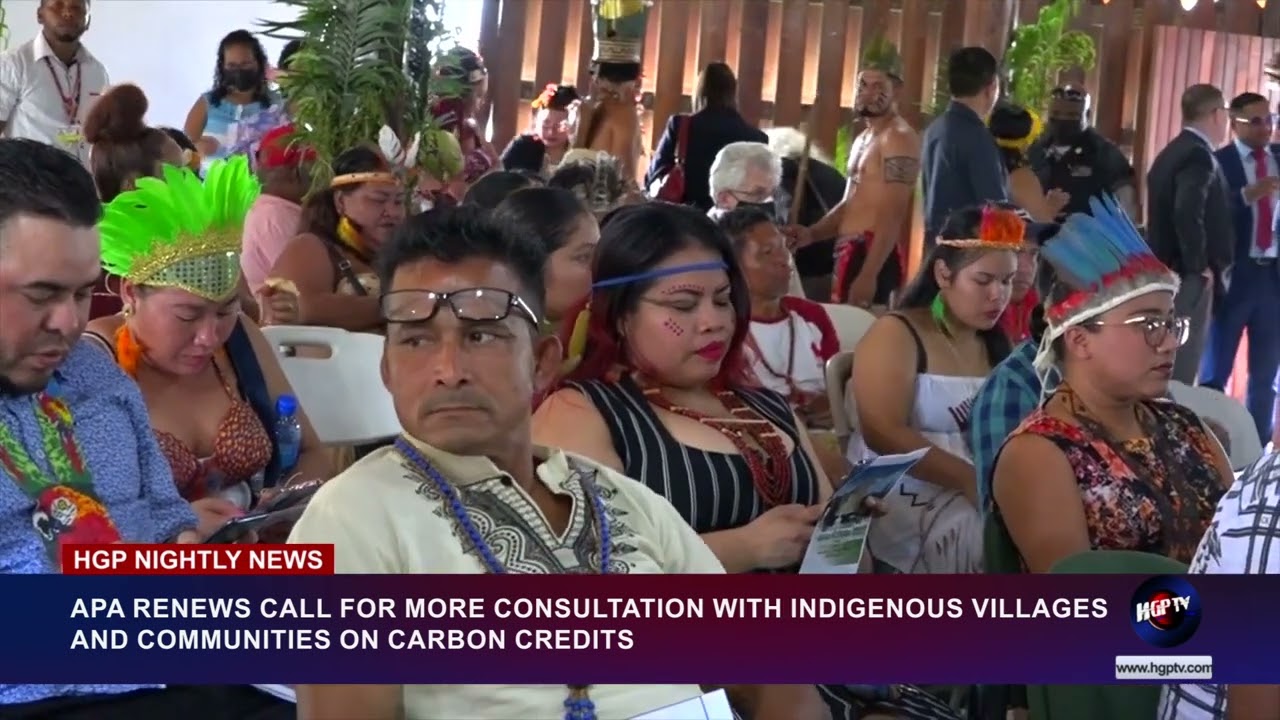 APA RENEWS CALL FOR MORE CONSULTATION WITH INDIGENOUS VILLAGES AND COMMUNITIES ON CARBON CREDITS