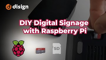 DIY Digital Signage player with Raspberry Pi and Disign OS