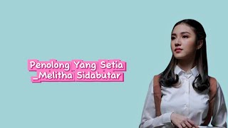 Penolong Yang Setia_Melitha Sidabutar