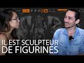 Il sculpte des figurines pour des jeux de plateaux