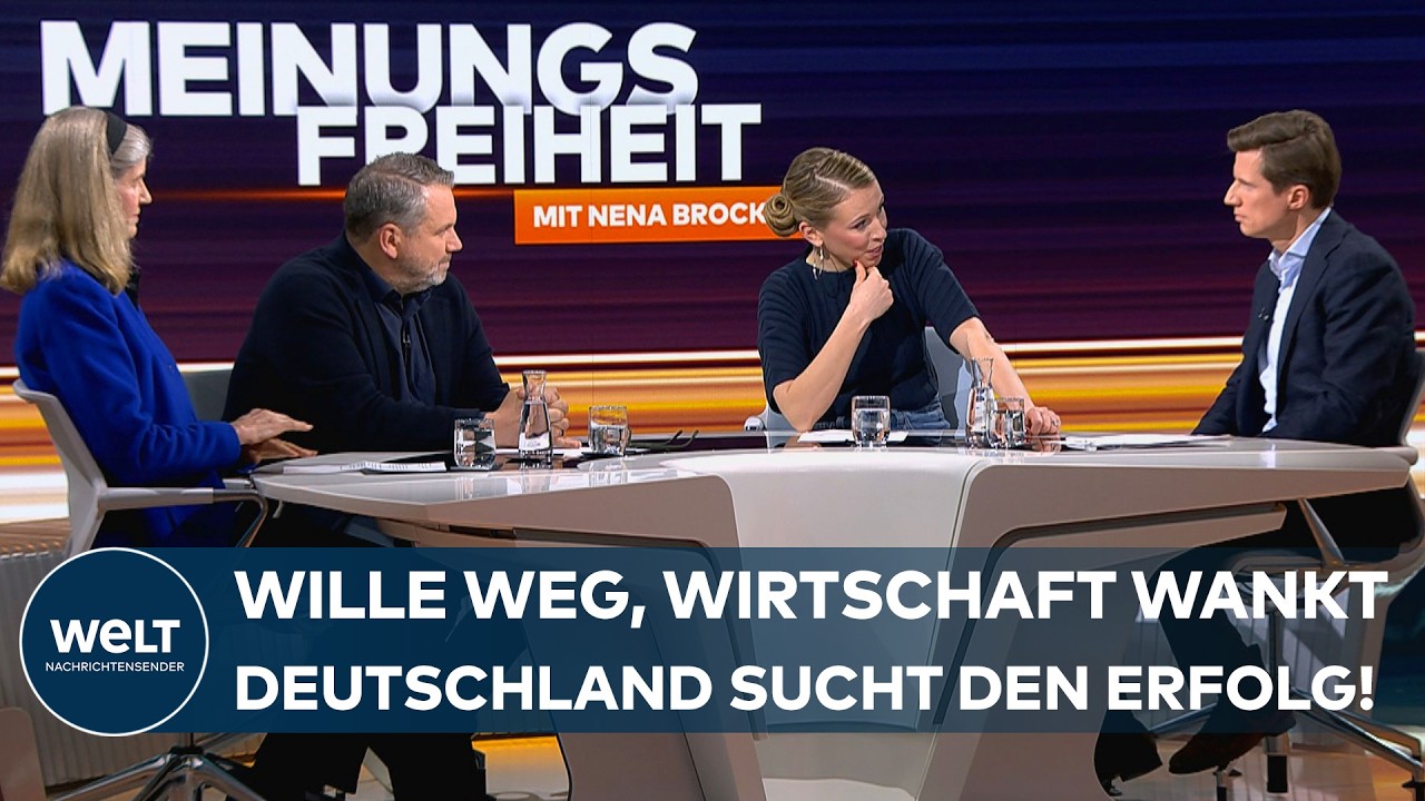 MEINUNGSFREIHEIT: Wille weg, Wirtschaft wankt: Deutschland sucht den Erfolg | WELT Talk