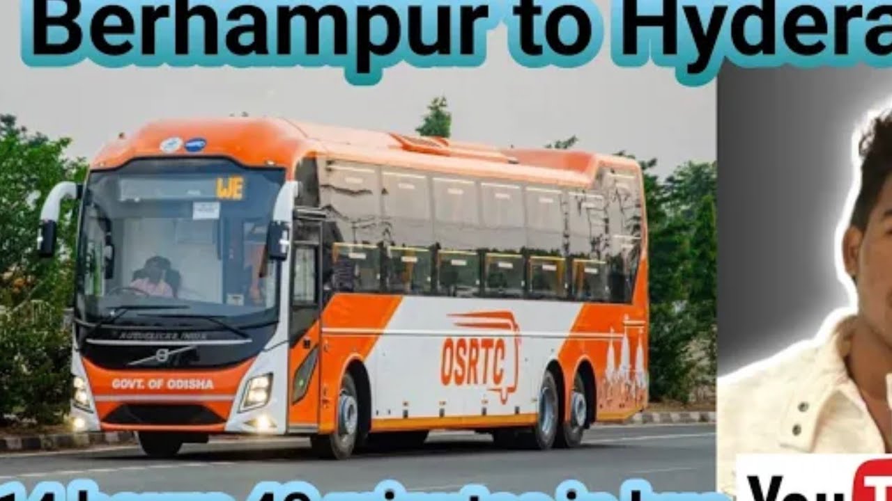 Berhampur to Hyderabad in OSRTC volve 9600 multi-Axle sleeper 🚌 || luxury Bus journey Hyderabad