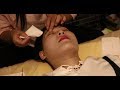 [洗眼] eye cleaning 应粉丝要求，张小姐首次体验洗眼睛，竟洗出这么多脏东西，震惊！#ASMR #ear cleaning #SPA