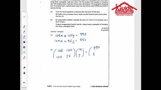 Matematik Kertas 2 Percubaan SPM Selangor (2017) - Soalan 8