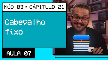 Cabeçalho fixo em tabelas grandes - @Curso em Vídeo HTML5 e CSS3