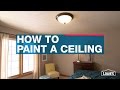 How to Paint a Ceiling