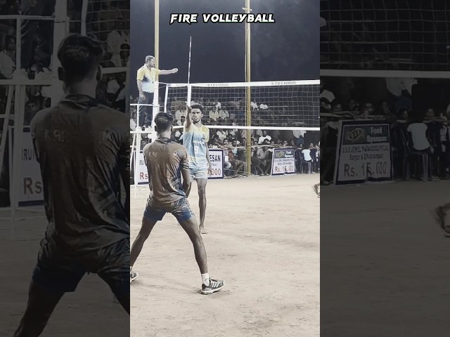 Blocker Angry 😡🤬After Libero On Fire Chotu🔥🤩 #shortsfeed#volleyballtournament#sport#volleyballplayer class=