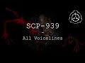 SCP-939 | All Voicelines with Sutbtitles | SCP - Containment Breach (v1.3.11)