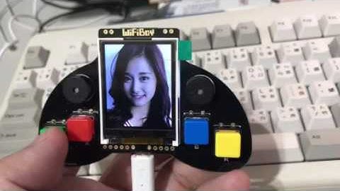 WiFiBoy Photo Test using Arduino IDE