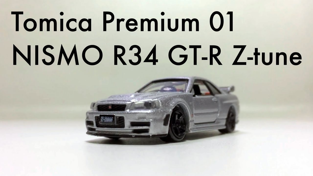 Tomica Premium 01 Nismo R34 Gt R Z Tune Unpacking Review Youtube