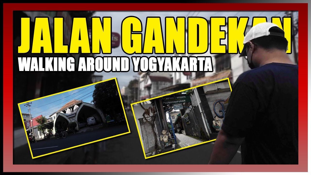 Walking Tour JALAN GANDEKAN Jogja 🚶 Walking Around Yogyakarta YouTube