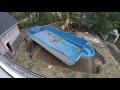 Fiberglass pool install timelapse part 1