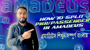 GDS knowledge~how to Split PNR/Passenger in AMADEUS