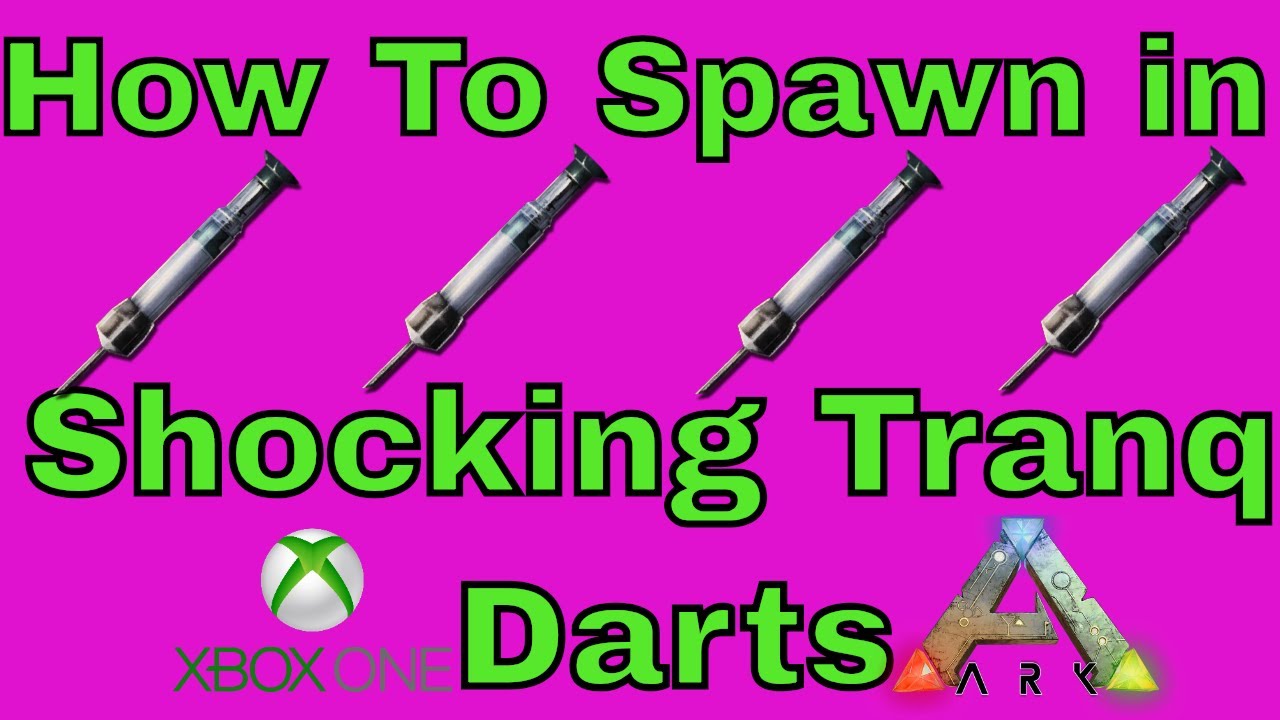 Ark Survival Evolved: How to in Shocking Tranquilizer Darts in ark gfi command - YouTube