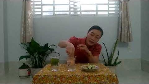 Thí nghiệm sự chìm nổi của quả quýt  -  MN Hoa Cúc