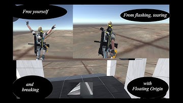 High fidelity Player/game controller using Floating Origin for games