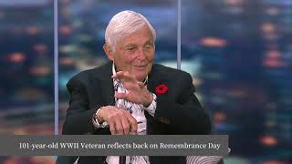 101-Year-Old WWII Veteran Shares Untold Stories on Remembrance Day