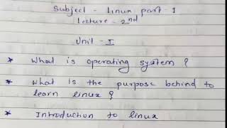 Linux Lecture-2