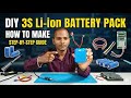 How to Make a 3S Li-ion Battery Pack with BMS | DIY 12V Battery Build Step-by-Step