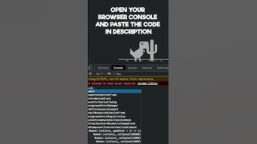 How to hack chrome dino game in just 30 seconds ? #shorts