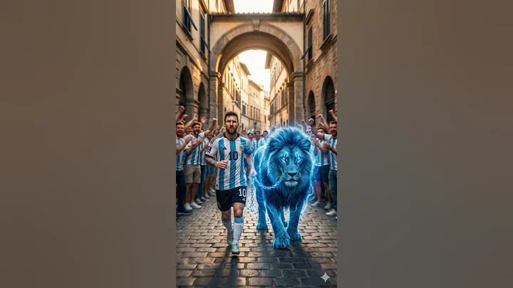 Messi, Ronaldo, Neymar & Mbappé With Lions 🦁🔥 | Epic UHD 8K Football Fantasy #ronaldo  #messi