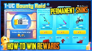 1 UC BOUNTY RAID EVENT EXPLAIN (WIN PERMANENT GUN SKIN FOR 1 UC) - PUBG MOBILE