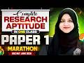 UGC NET Paper 1 | Complete Research Aptitude in One Class | UGCNET Paper 1 PYQs Marathon