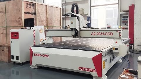 High Productivity SIGN A2-2031 CNC router machine with CCD camera