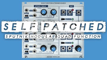 SELF PATCHED! Sputnik Quad Function // Pitch bends & sub audio blips
