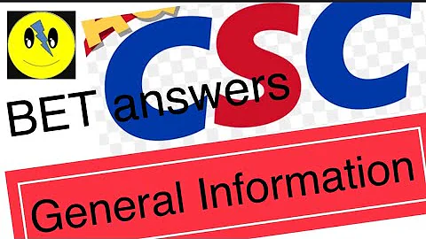 Civil Service Exam Possible Answers in General Inf...