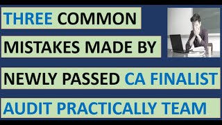 Three Common mistakes by CA Finalist| CA Aman Shaw