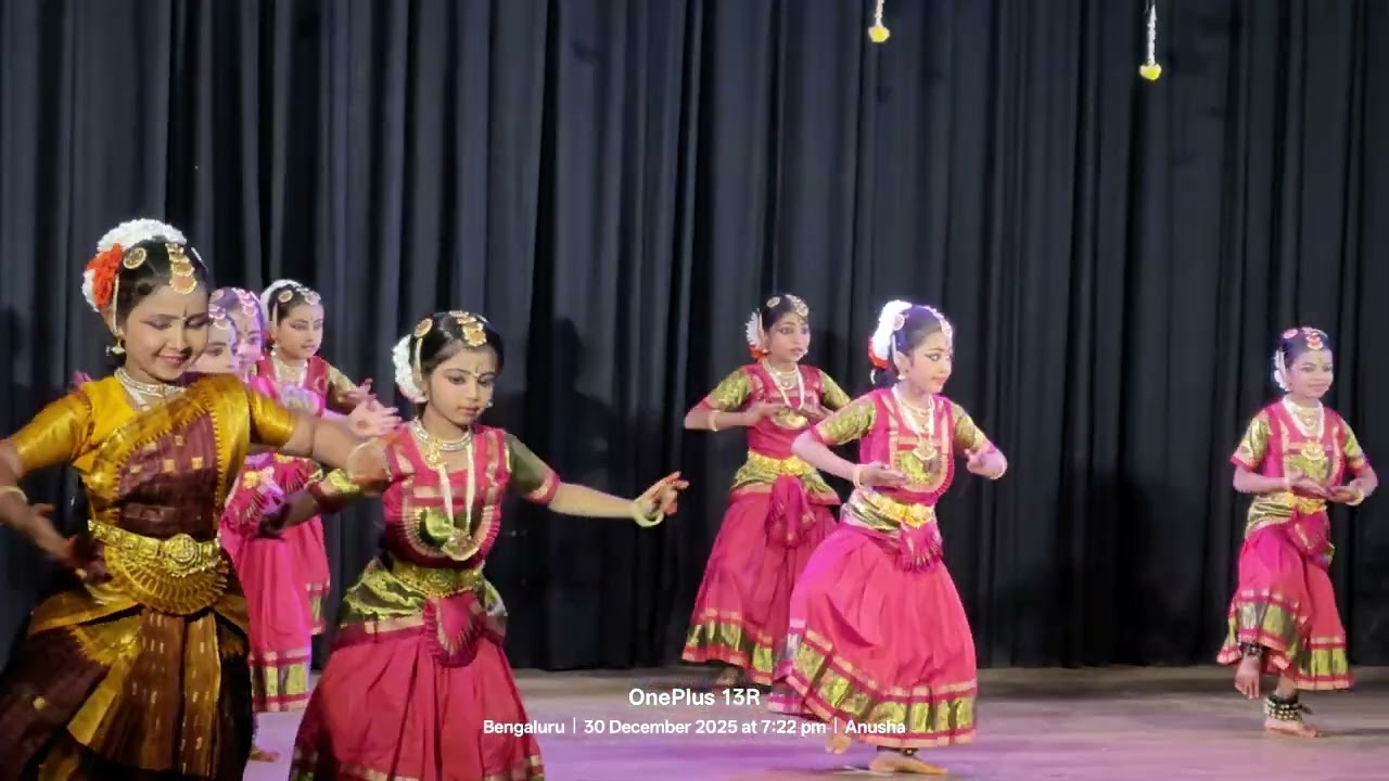 First Bharatnatyam performance 