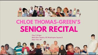 Chloe Thomas-Green's Senior Recital