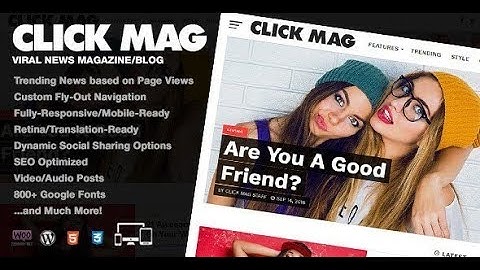 Click Mag v2.1.0 Nulled WordPress Theme Download