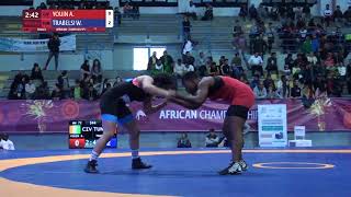 Round 2 WW - 72 kg: A. YOUIN (CIV) v. W. TRABELSI (TUN)