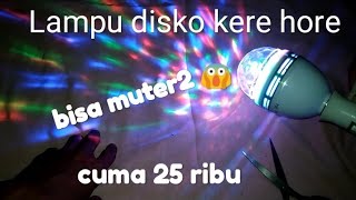 Penggunaan Lampu Disko LED Magic Ball. 