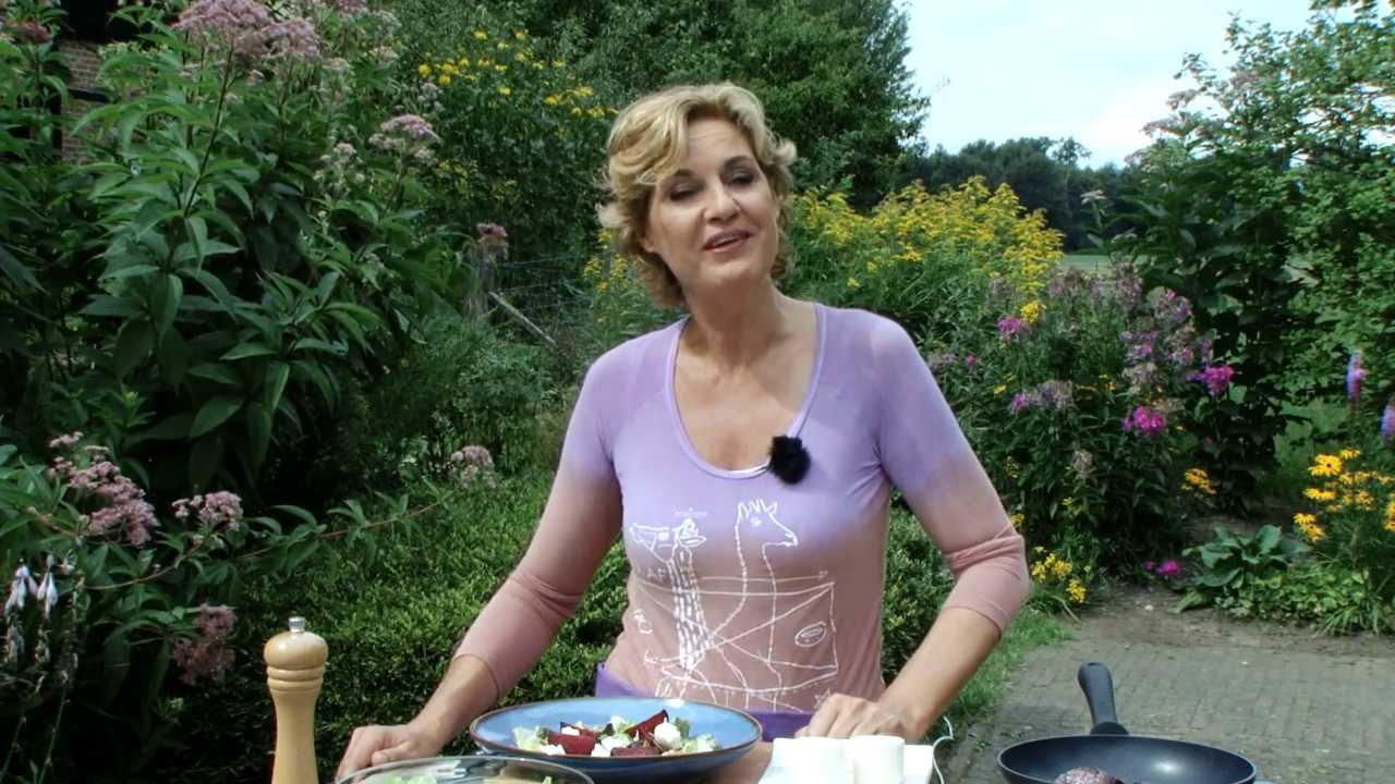 Bietensla met geitenkaas