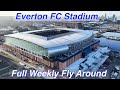 New everton fc stadium at bramley moore dock a full flyaround