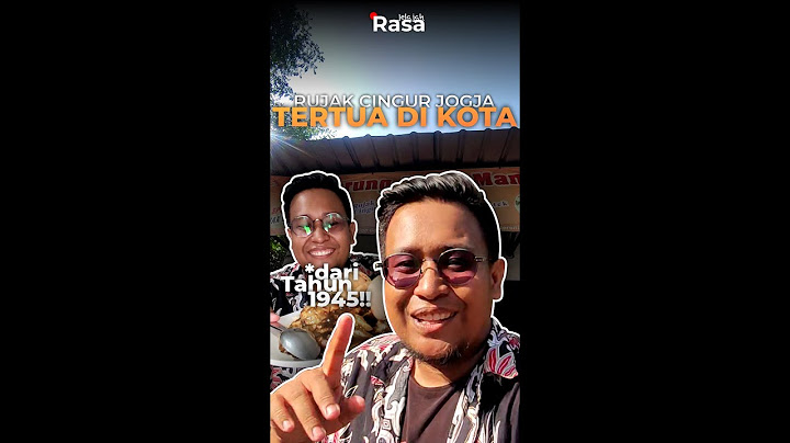 RUJAK CINGUR TERTUA DI KOTA JOGJA SEJAK 1945!! BUMBU MELIMPAH KUALITAS TERBAIK DISETIAP SUAPANNYA!!