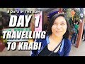 Travelling to aonang beach    krabi travel vlog    day 1