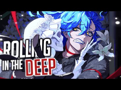 Nightcore - Rolling in the Deep (Rock Version) (Lyrics)