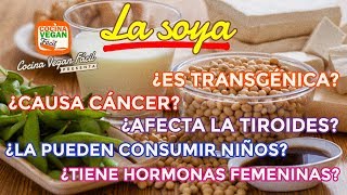 Soya ¿Transgénica? ¿Dañina? ¿Hormonas femeninas? ¿Afecta tiroides? ¿Cancér? Cocina Vegan Fácil